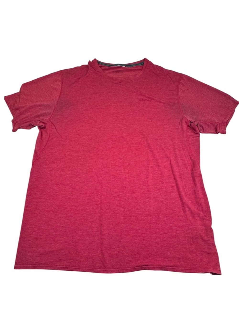Patagonia Shirt Men’s XL Red Capilene Stretch Short Sleeve Performance Outdoor